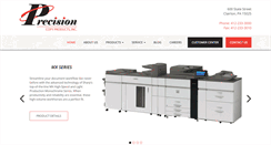 Desktop Screenshot of precisioncopyproducts.com